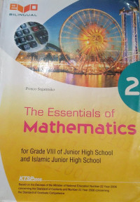 Image of The Essentials of Mathematics for Grade VIII of Junior High School and Islamic Junior High School