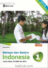 Image of Bahasa dan Sastra Indonesia untuk kelas VII smp/mts