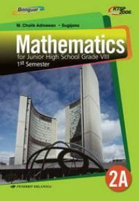 Image of Mathematics for Junior High School Grade VIII 1 ST Semester