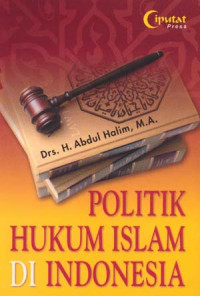 Image of Politik hukum Islam di indonesia