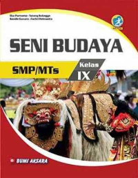 Image of Seni Budaya SMP/MTs Kelas IX .
