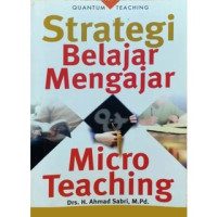 Image of Strategi Belajar Mengajar Micro Teaching